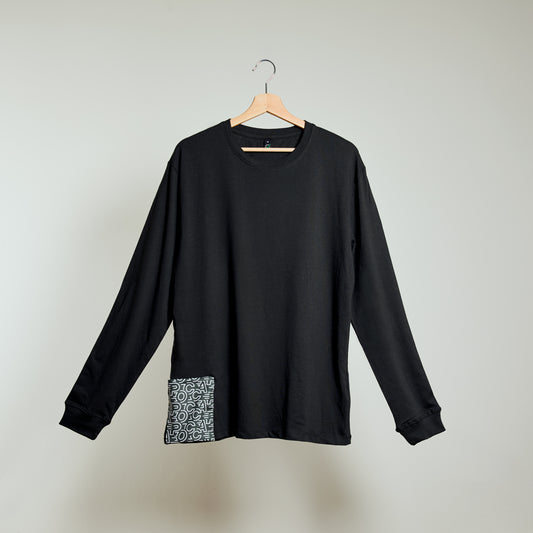 Olive Black Long Sleeve League Night T-Shirt