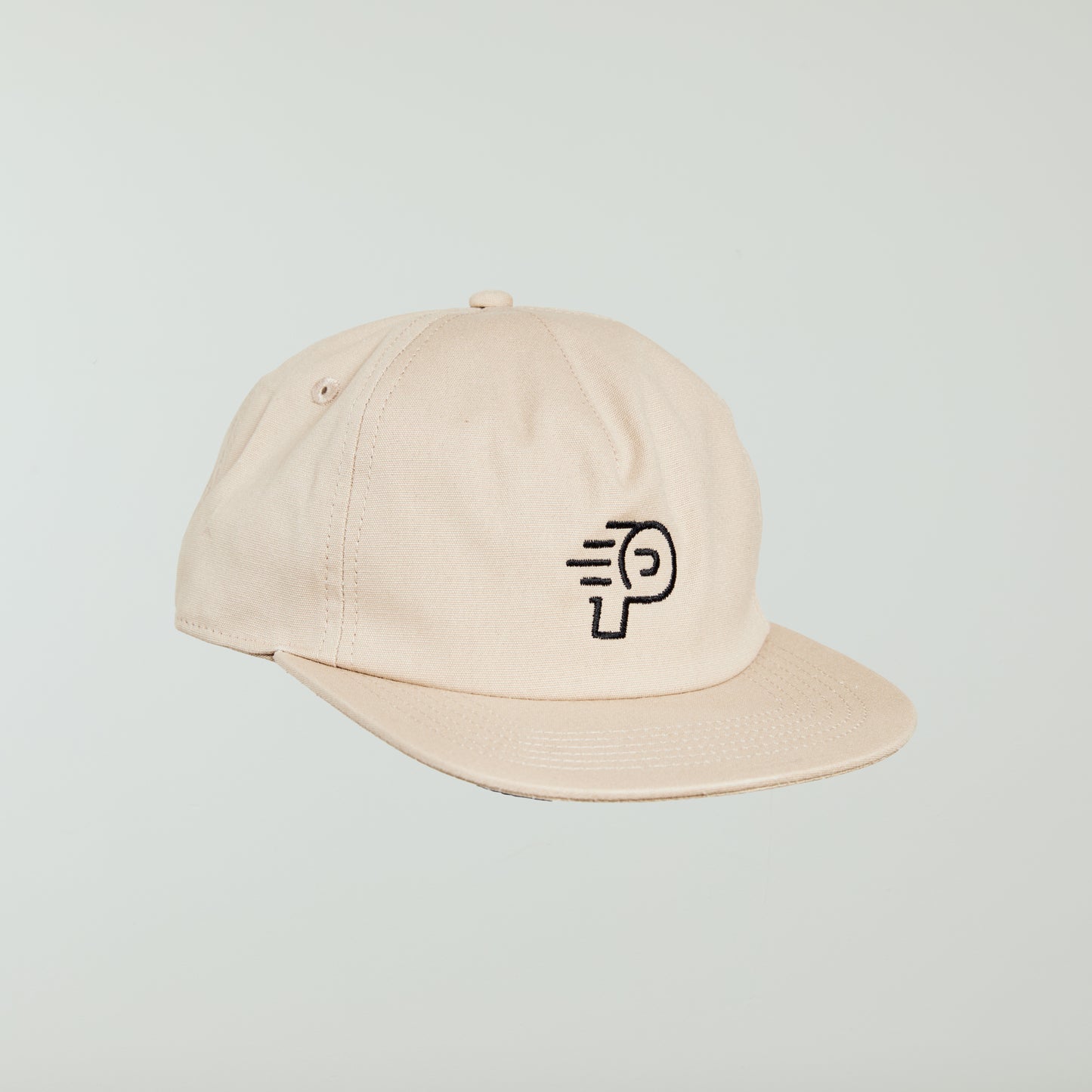 Sand Monogram 5 Panel Cap