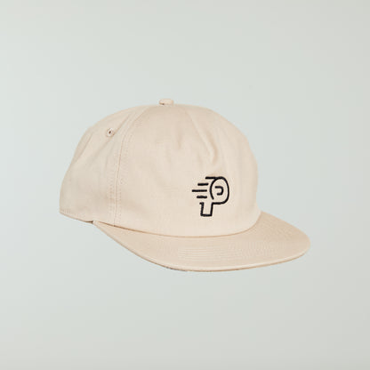 Sand Monogram 5 Panel Cap